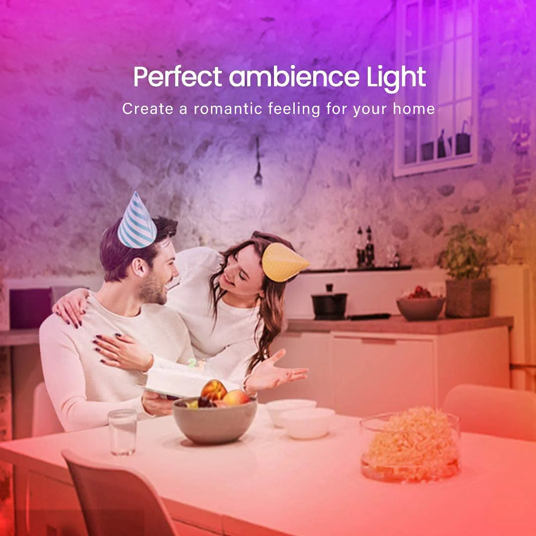 50 FT LED Strip Lights,Bluetooth LED Lights (App+Remote +Mic).